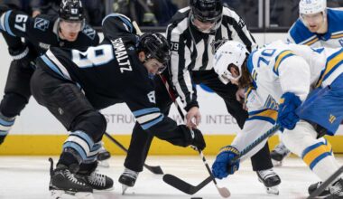 Schmaltz, Keller make history as they power Mammoth to win over Blues