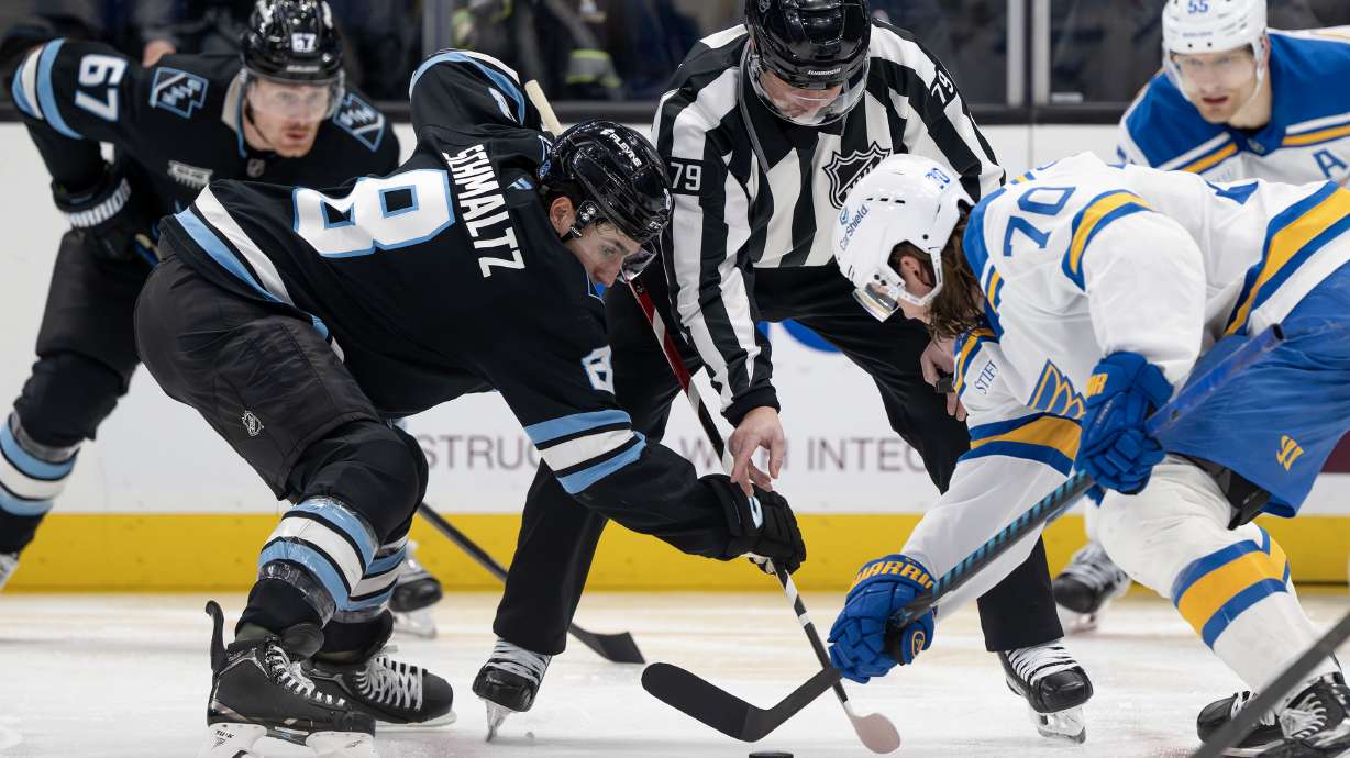 Schmaltz, Keller make history as they power Mammoth to win over Blues