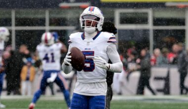 Bills rule out WR Joshua Palmer for wild-card game vs. Jags
