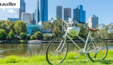 Exploring the Yarra River and Capital City trails by bike