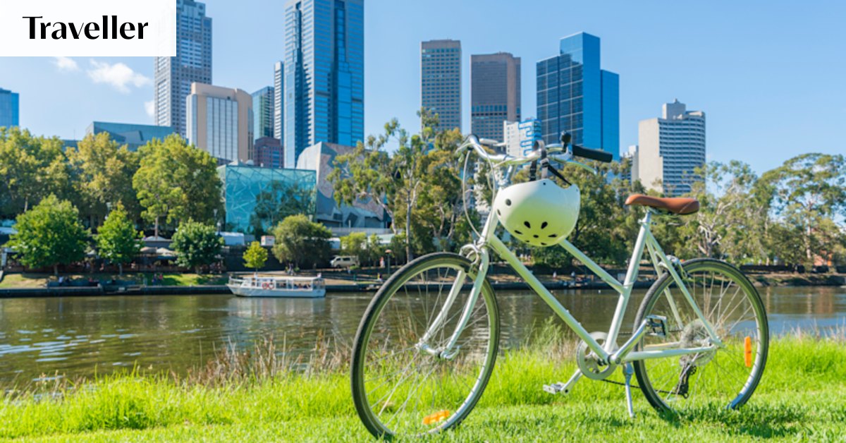 Exploring the Yarra River and Capital City trails by bike