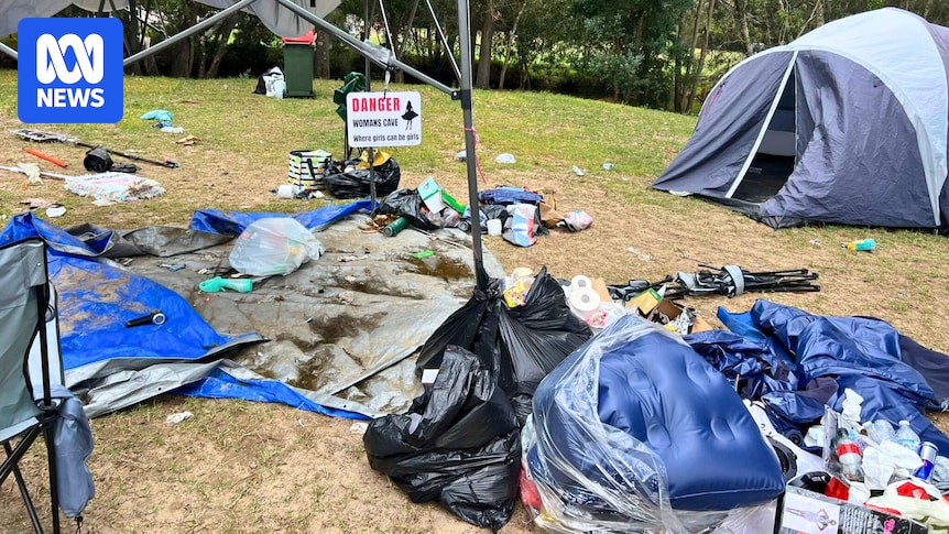 Summer festival-goers continue to abandon truckloads of camping gear