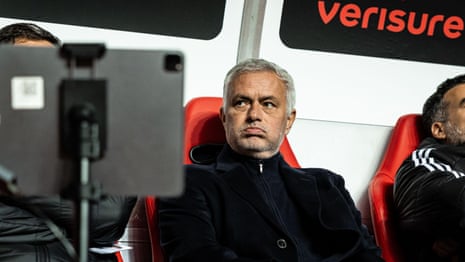 ‘I hope they don’t sleep’: José Mourinho turns on Benfica players after cup loss – video