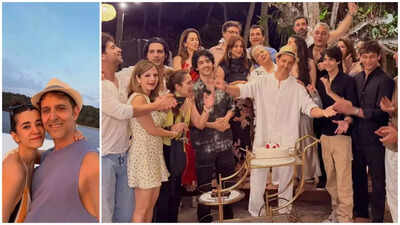 Inside Hrithik Roshan’s yacht birthday with Saba Azad, Sussanne Khan, Arslan Goni and sons, ‘An absolute privilege to be alive’