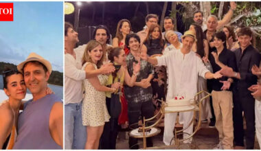 Inside Hrithik Roshan’s yacht birthday with Saba Azad, Sussanne Khan, Arslan Goni and sons, ‘An absolute privilege to be alive’ | Hindi Movie News