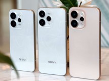 Oppo Reno15 Pro Mini (left), Reno15 (middle), Reno15 Pro (right)