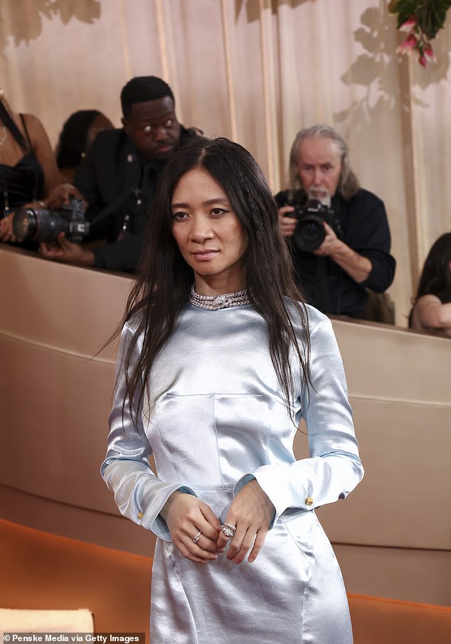 ChloÃ© Zhao at the 83rd Annual Golden Globes held at The Beverly Hilton on January 11, 2026 in Beverly Hills, California. (Photo by Tommaso Boddi/2026GG/Penske Media via Getty Images)