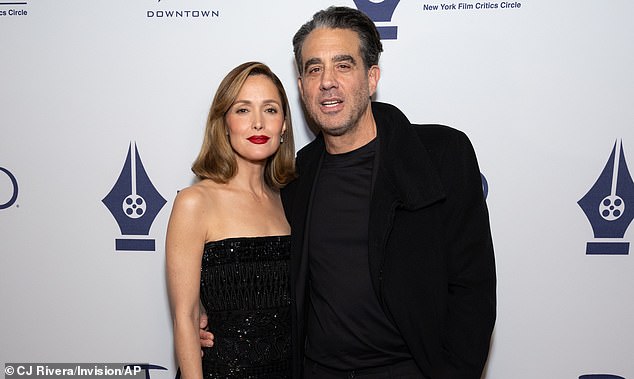 Rose Byrne, left, and Bobby Cannavale attend the New York Film Critics Circle Awards at Tao Downtown on Tuesday, Jan. 6, 2026, in New York. (Photo by CJ Rivera/Invision/AP)