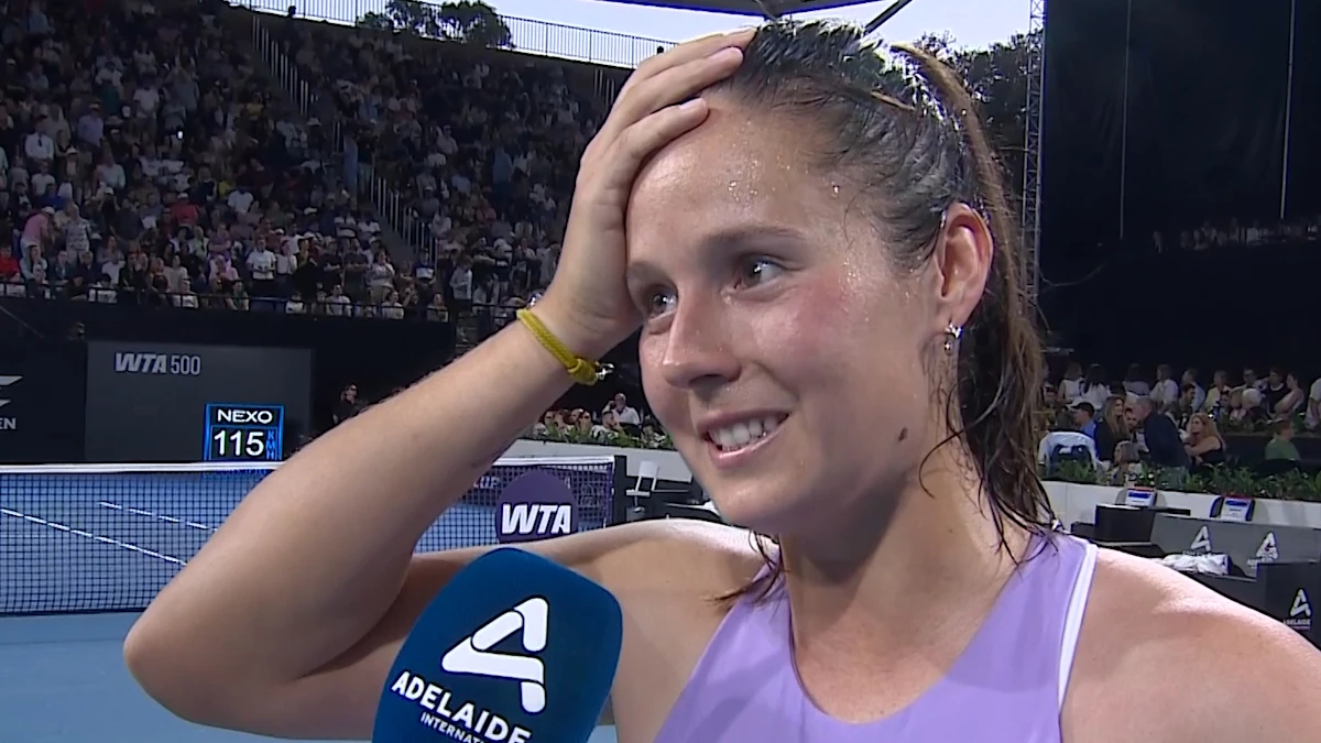 Adelaide International 2026 | Daria Kasatkina first win Australian soil; Maria Sakkari result; interview