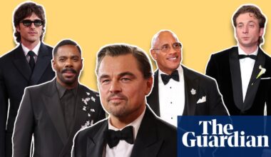 March of the penguins: the Golden Globes red carpet marks the return of the staid black suit | Golden Globes 2026