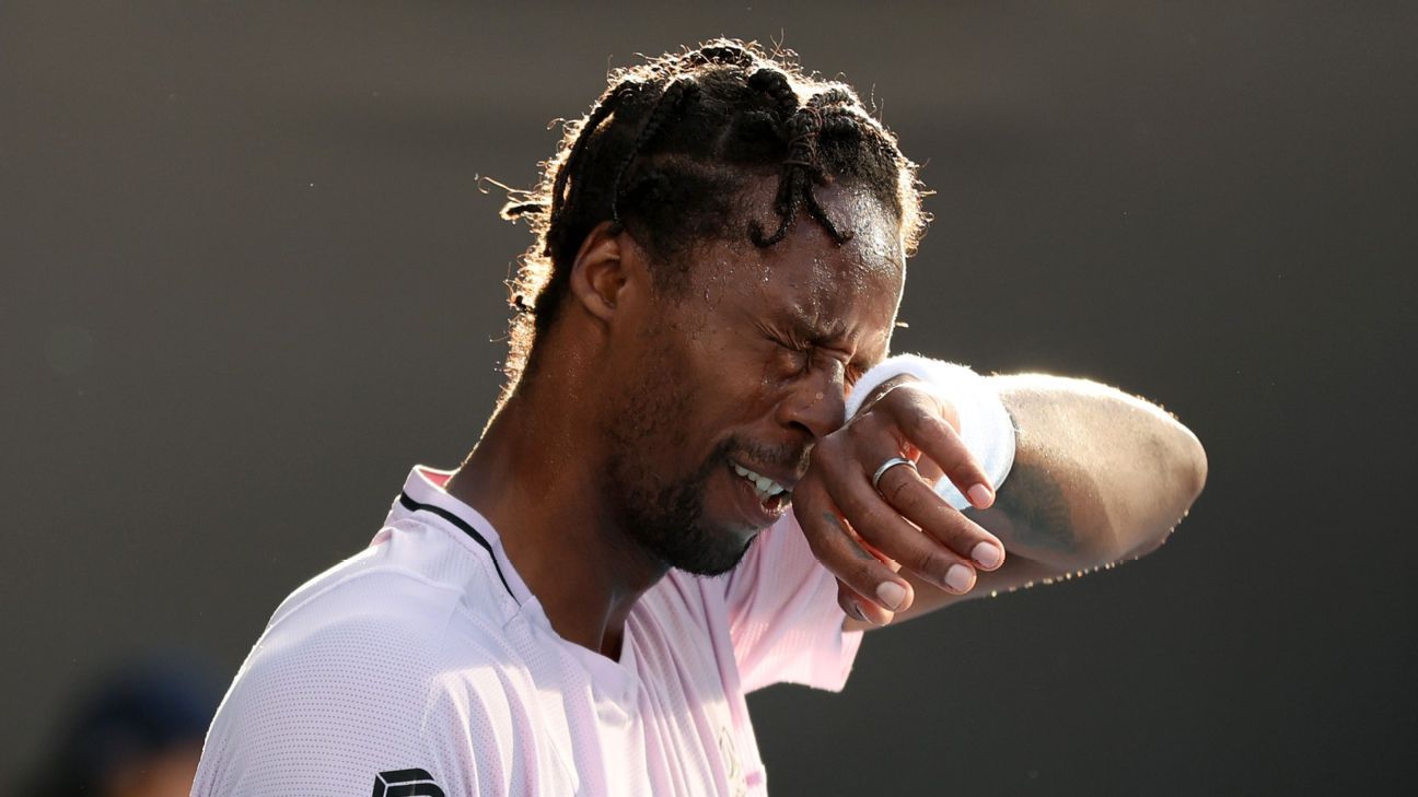 Gael Monfils out in Auckland opener in expected final season
