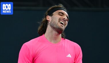 Aleksandar Vukic beats Stefanos Tsitsipas to reach Adelaide International last 16 alongside Rinky Hijikata