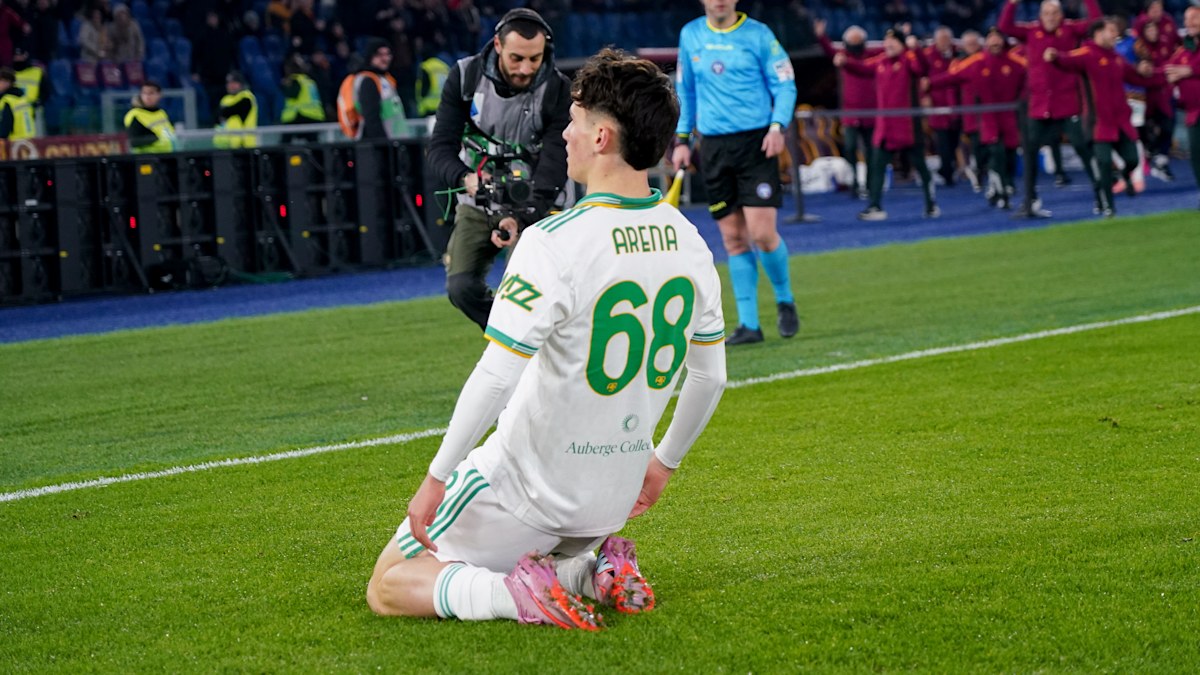 Australian teenager Antonio Arena scores on debut for Roma vs Torino