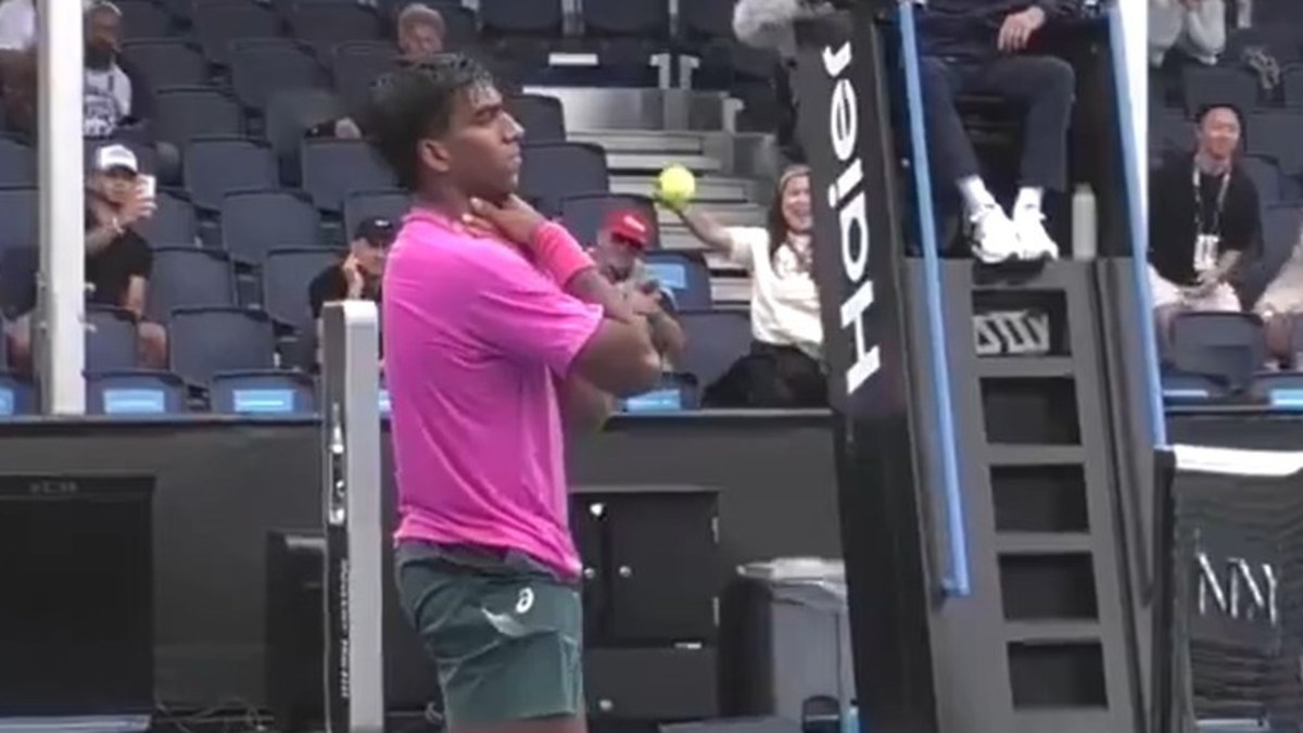 Sebastian Ofner premature celebration leads to loss to Nishesh Basavareddy