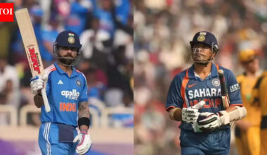 Run machine keeps ticking: Virat Kohli breaks Sachin Tendulkar's record; achieves this milestone in second ODI vs NZ | Cricket News