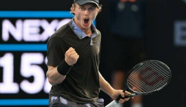 Dane Sweeny has fought his way through qualifying to earn a main-draw berth at the Australian Open. Photo: Zain Mohammed/AAP PHOTOS