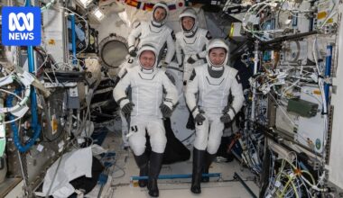 Space station astronauts splash down after first-ever medical evacuation