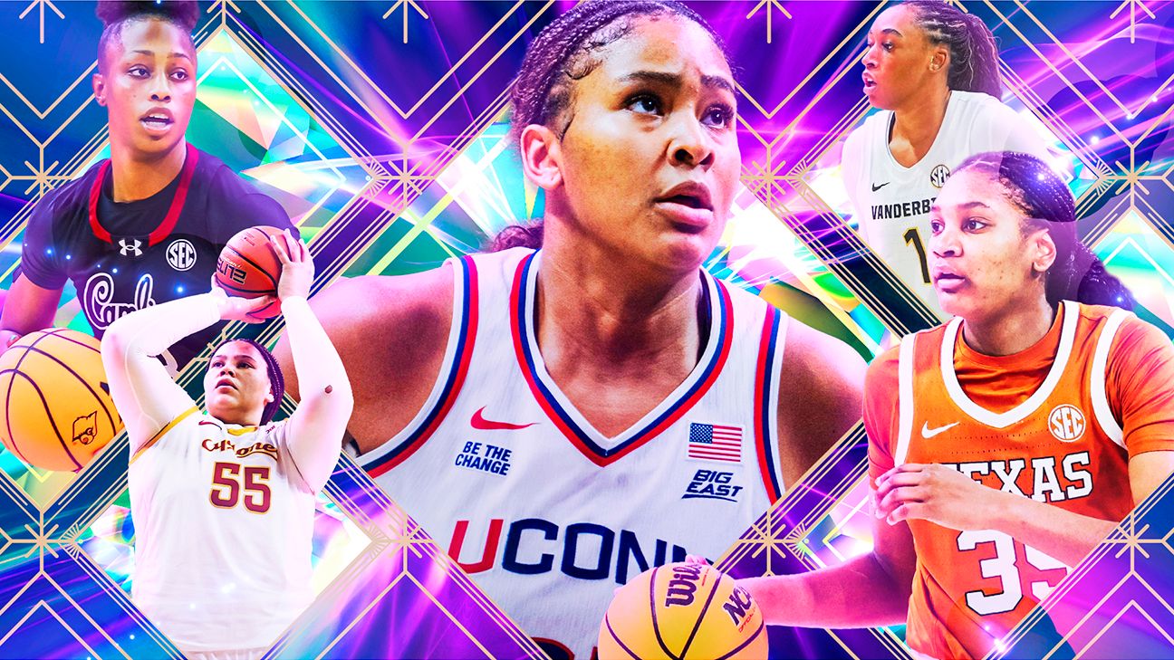2025-26 midseason women's NCAA basketball player rankings