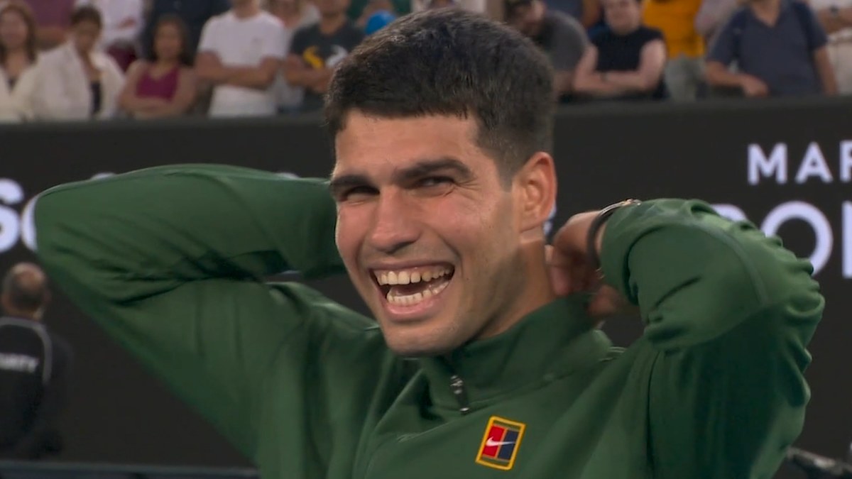 Australian Open 2026 | Carlos Alcaraz interview, off-season; Alex de Minaur exhibition match
