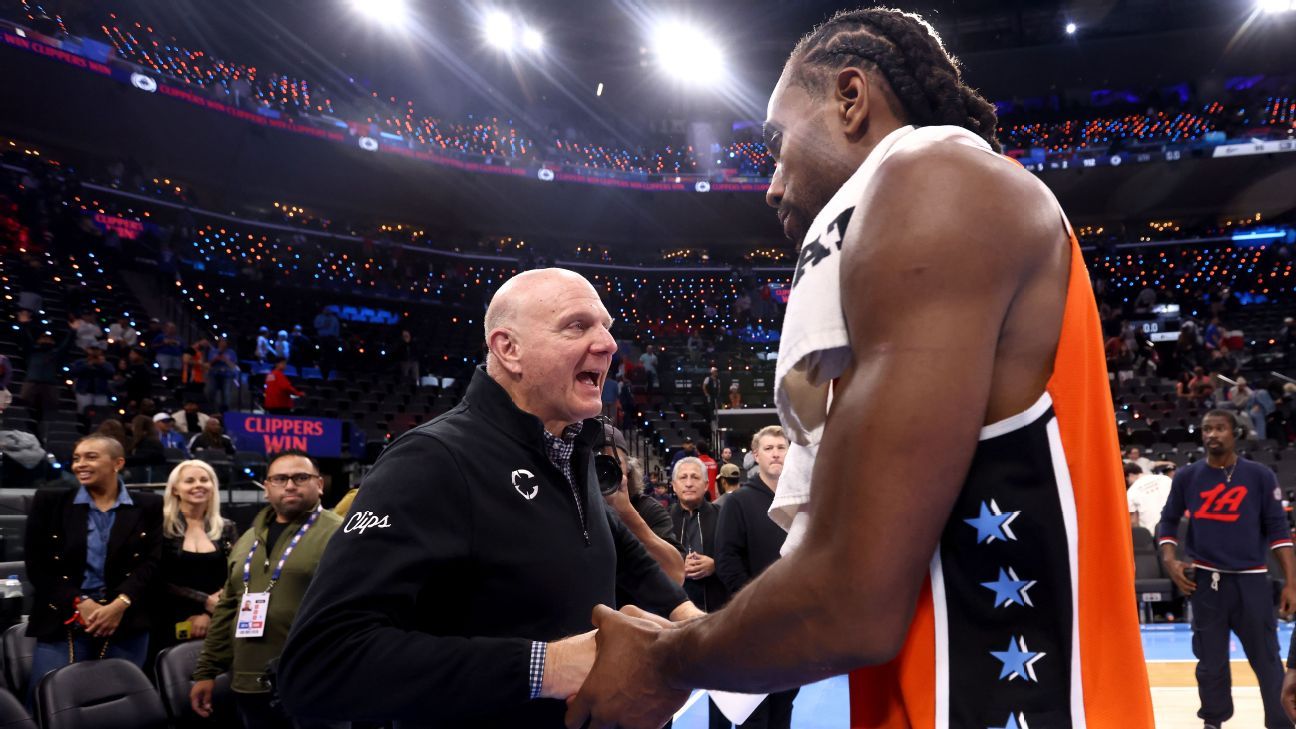 Clippers' Ballmer aims to dismiss fraud suit over Kawhi Leonard's pay