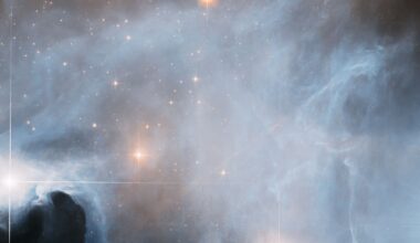 Hubble Observes Ghostly Cloud Alive with Star Formation
