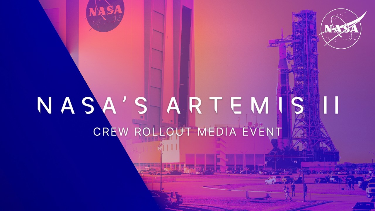 NASA's Artemis II Crew Rollout Media Event - YouTube