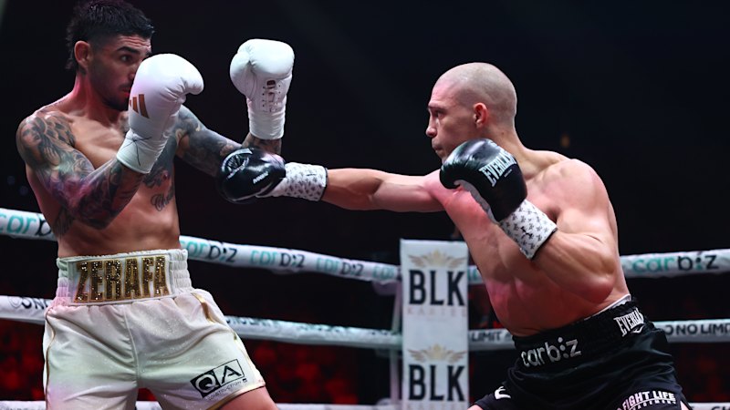 Michael Zerafa accused of ‘cowardly act’ by Tim Tszyu after no contest against Nikita Tszyu