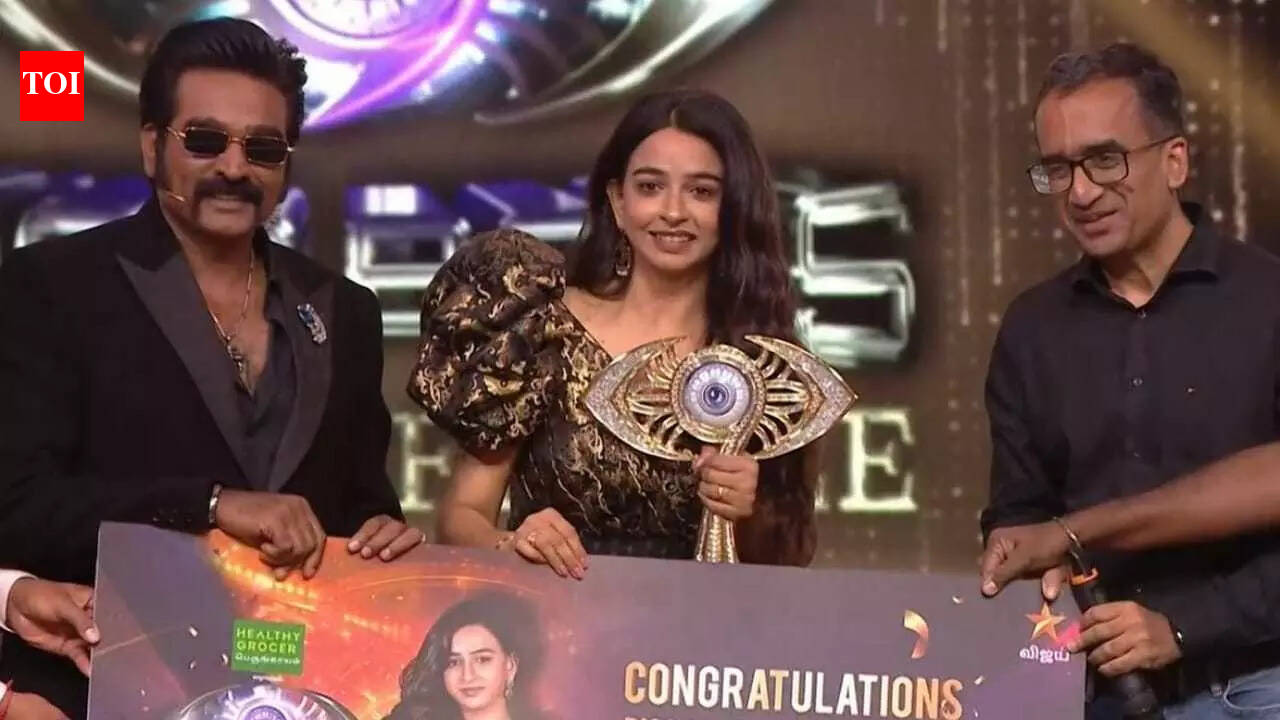 Bigg Boss Tamil 9 winner: Wild card contestant Divya Ganesh lifts the trophy; wins a prize money of Rs 50 lakh |