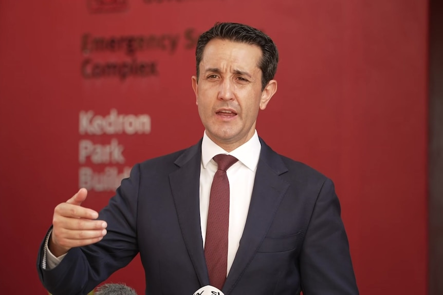 David Crisafulli speaking