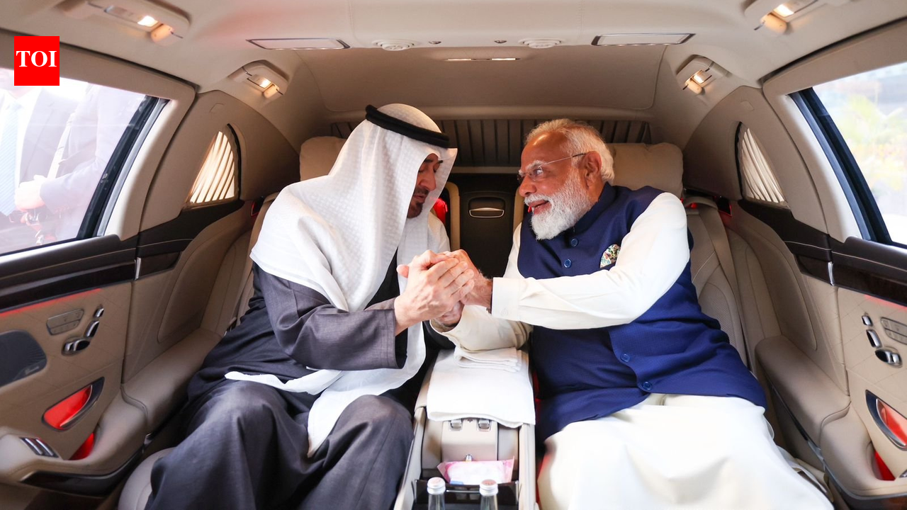 MBZ's India visit: PM Modi receives UAE president at airport; sign pacts on energy, nuclear reactor, space | India News