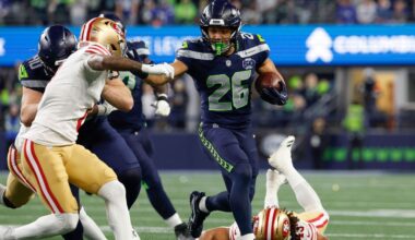 Seahawks RB Zach Charbonnet (knee) out for rest of playoffs