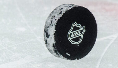 NHL logo on puck