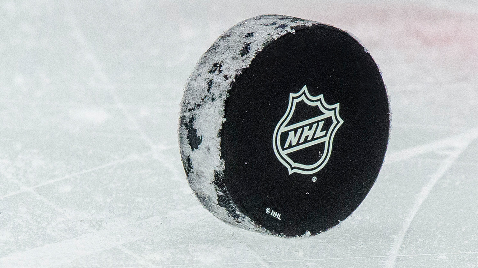 NHL logo on puck