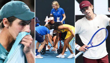 Australian Open 2026: Tennis world rallies around Aussie star after heartbreaking scenes on historic day