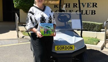Tracey Munn's children's book launch at Rich River Golf Club