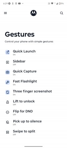 Gestures - Motorola Moto G Power (2026) review