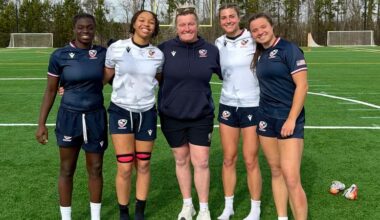 Lunon '29, Ogoke '29, Mignone '28, and Hubbell '29 Represent Harvard at USA Rugby U20