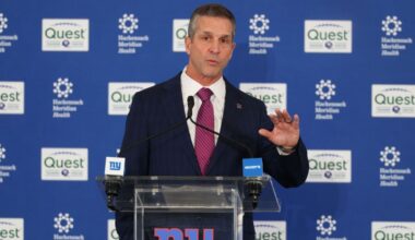 John Harbaugh says Giants' power structure being 'overblown'