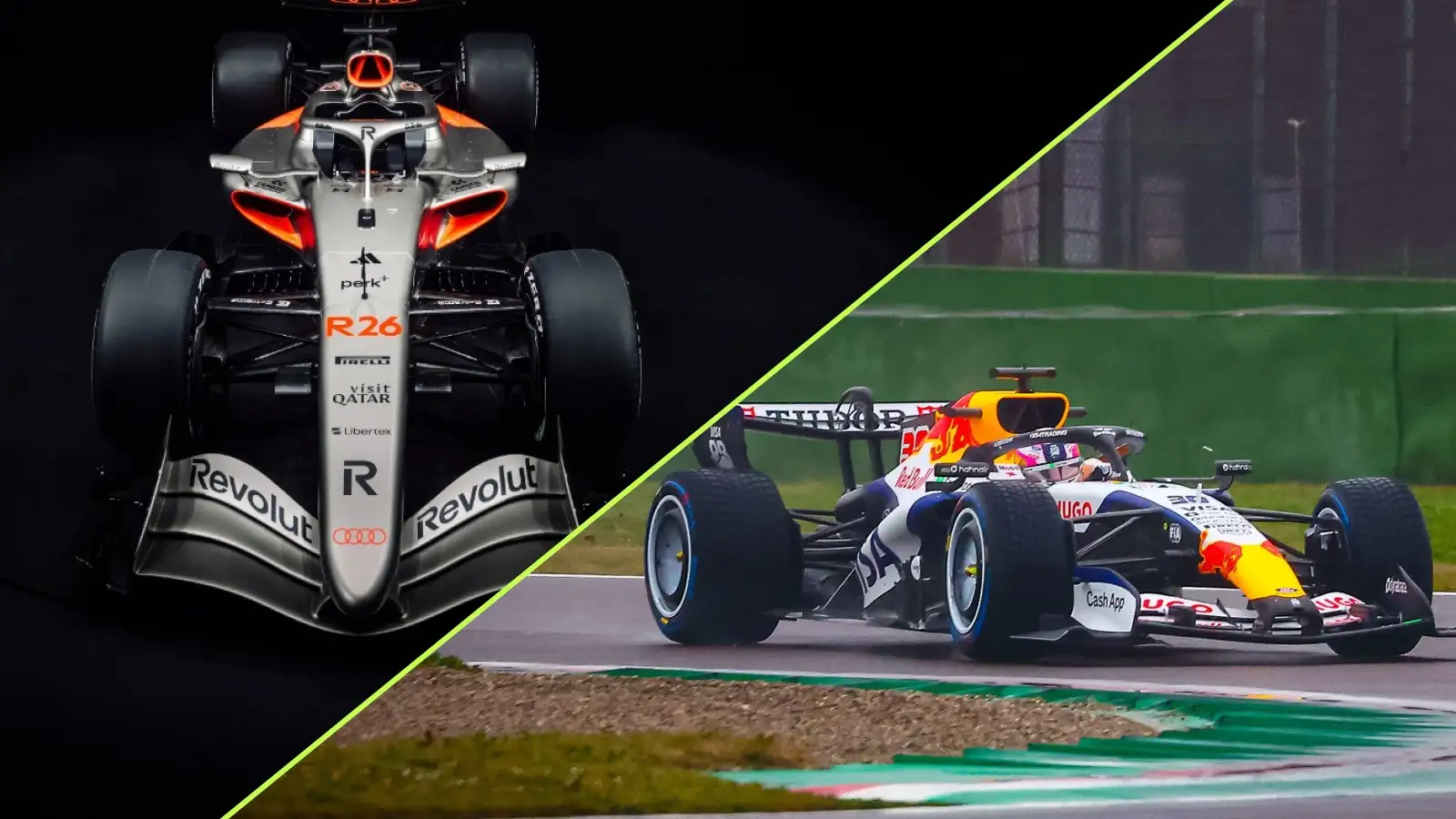 Audi reveals first F1 livery as Racing Bulls hit the track