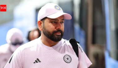 Security scare! Woman grabs Rohit Sharma at team hotel, cries 'please help me' - WATCH | Cricket News