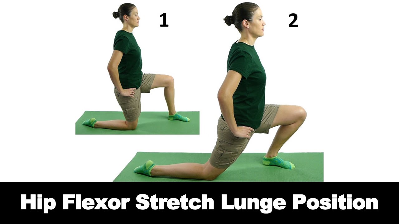 Hip Flexor Stretch Lunge Position - Ask Doctor Jo - YouTube