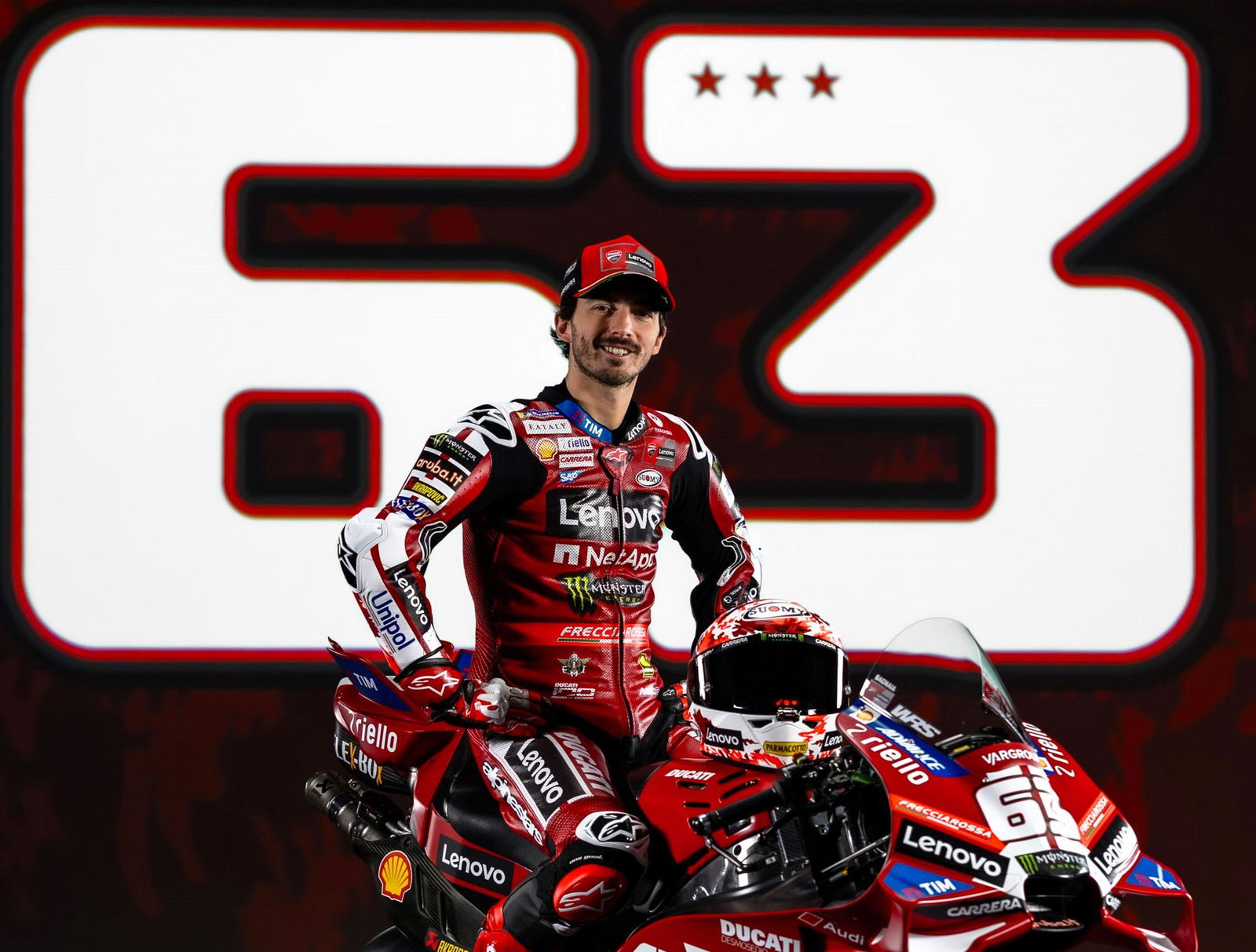 Francesco Bagnaia, 2026 Ducati launch.