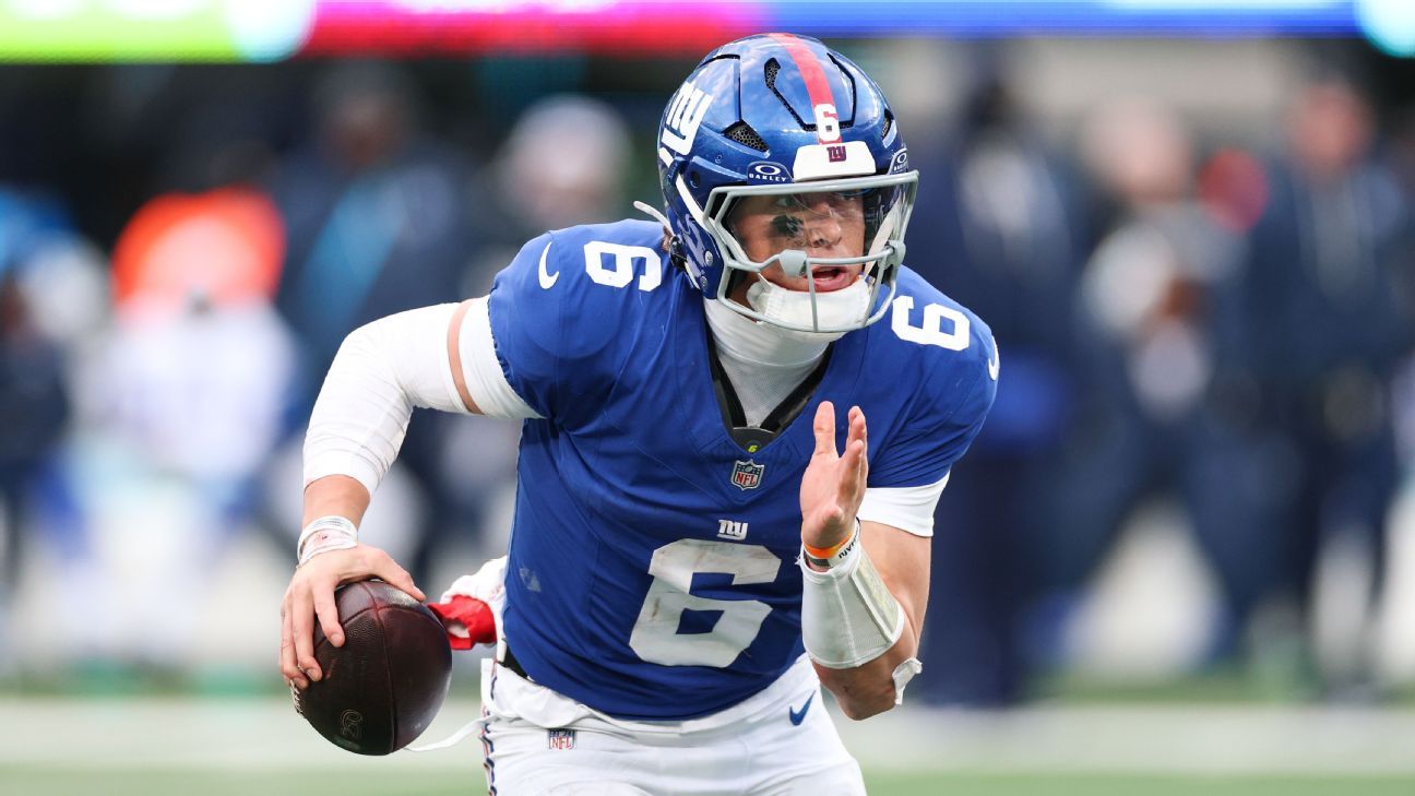 Jaxson Dart says Giants 'can't wait' to play for John Harbaugh