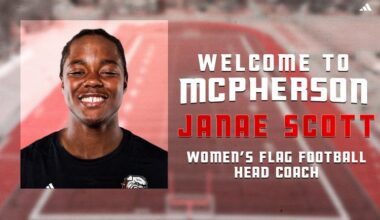 Janae Scott Hired as McPherson College Inaugural Women's Flag Football Head Coach
