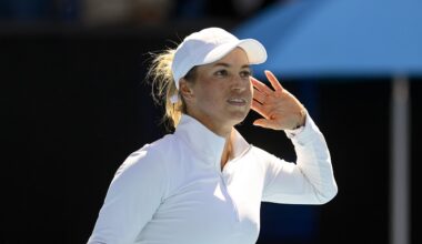 Tennis star mocks Australian Open fans after big win