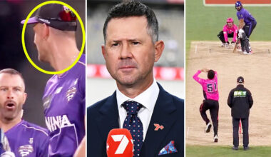 Cricket news: Aussie Test star in ugly scenes with BBL teammate as Ponting laments 'terrible' moment