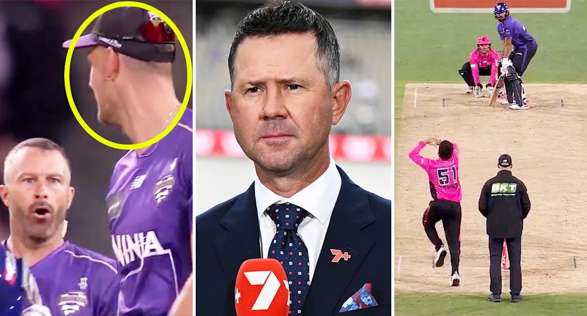 Cricket news: Aussie Test star in ugly scenes with BBL teammate as Ponting laments 'terrible' moment