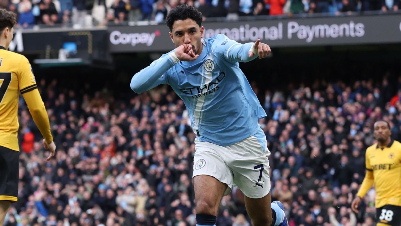 Live updates: Man City-Wolves in Premier League; Bayern, Wrexham in action