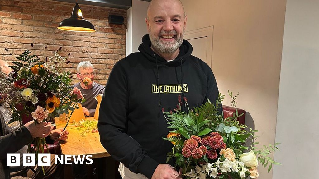 Flower arranging sees Garstang men talk about their mental health