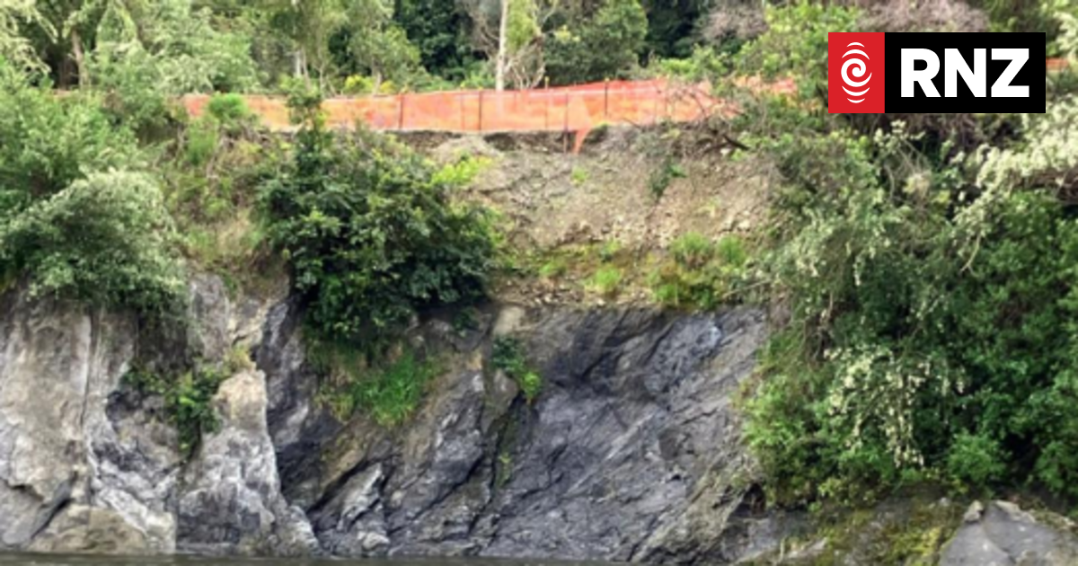 Wellington cliff erosion leads to $2m project to protect a main sewer pipe